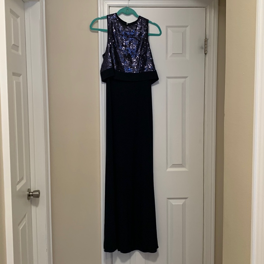 Navy formal gown